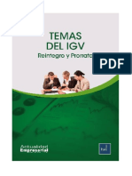 Temas Del IGV - Reintegro y Prorrata 2019