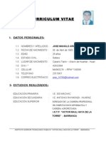 Curriculum Vitae Jose