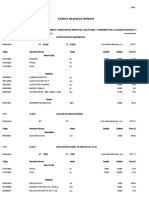 Análisis de Precios Unitarios: Página