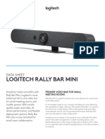 Logitech Rally Bar Mini: Data Sheet