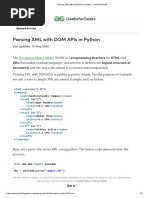 Parsing XML With DOM APIs in Python - GeeksforGeeks