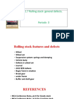 1.7 - Rolling Stock - General Defects