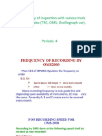 1.3 - Frequency of Inspection With Various Track Recording Modes