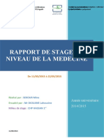 Rapport de Stage Au Niveau de La Chirurgie