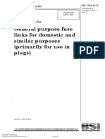 BS 1362 General Purpose Fuse Links For Domestic and Similar Purposes (Primarily For Use in Plugs)