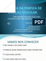 Didática Da Prática de Direção Veicular Ebt Centec