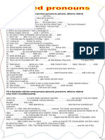 Mixed Pronouns Grammar Drills Oneonone Activities 124114