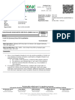 Molecular Diagnostic Section (Sars-Cov-2) : Patient No.