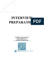 Interview Preparation: Compiled and Prepared by