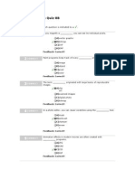 Multiple Choice Quiz 8B: Correct