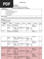 Sample Session Plan