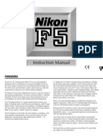 Nikon F5 Instruction Manual