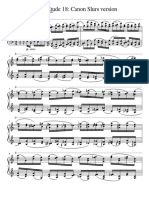 Ligeti Etude 18: Canon Slurs Version: Prima Volta: Vivace Poco Rubato Seconda Volta: Prestissimo