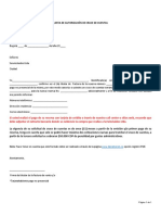 Autorizacion de Cruce de Cuentas Decameron