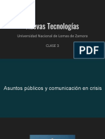 Clase 3 Asuntos Públicos y Comunicación en Crisis