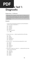 Practice Test 1: Diagnostic: 26 Questions - 25 Minutes