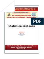 Statistical Methods: Education For Excellence