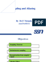 Sampling and Aliasing: by Dr.P. Nirmala