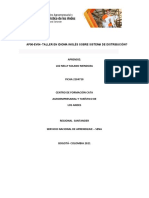 Ap06-Ev04 - Taller en Idioma Inglés Sobre Sistema de Distribución