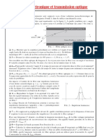 TD: Optoélectronique Et Transmission Optique