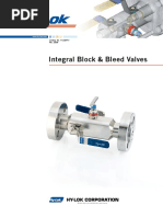 Integral Block & Bleed Valves: Catalog No. H-100PIV Feb. 2006