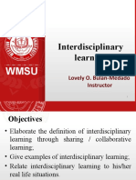 Interdisciplinary Learning Powerpoint