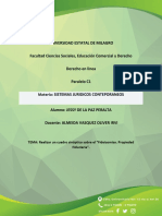 Cuadro Sinóptico Sobre El Fideicomiso. Propiedad Fiduciaria