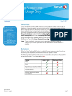 Customer Tip: Xerox Standing Accounting: Tracking Color Usage Only