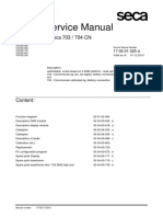 Seca - 703 & 704 Service Manual