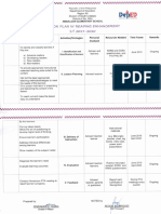 Action Plan in Reading Enhancement