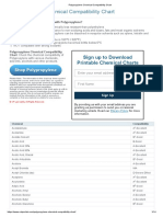 Polypropylene Chemical Compatibility Chart