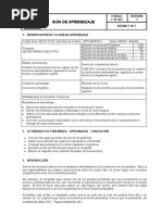 Guía de Aprendizaje: Código: F-SE-022 Versión: 1 Página 1 de 5 1. Identificación de La Guía de Aprendizaje