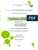 Características y Problemática de La Sub Cuenca de Huayhuay