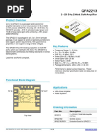 QPA2213 Data Sheet