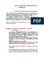 Casos Prácticos - Tributos Corporativos - Unidad IV