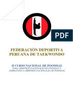 II Curso Nacional de Calificación de Arbitros de Poomsae