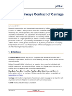 Contract of Carriage