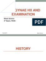 Obs-Gynae HX and Examination-Bibek Ghimire