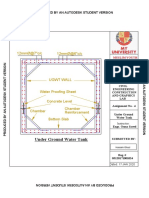 Water Tank Plan