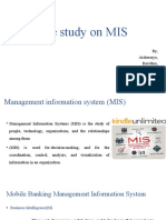 Case Study On MIS