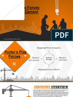 Porter's Five Forces Analysis of Cement Industry