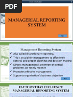 Management Reporting System