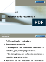 Presentación Relaciones de Recurrencia