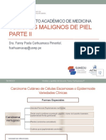 Sesion 18 y 19 Tumores Malignos de Piel Dra. Fanny Carhuamaca Parte II