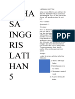 Bahasa Inggris Latihan 5