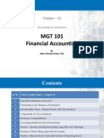 Mgt101-15 - Accounting For Inventories