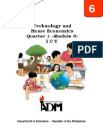 Technology and Home Economics Quarter 1 - Module 4: ICT: Department of Education - Republic of The Philippines