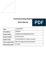 Commissioning Report For Fire Alarm
