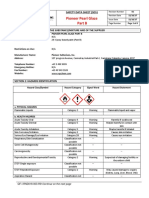 SDS - Pearl Glaze Part B