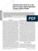 Effect of Milling Method (Wet and Dry) On The Functional Properties of Cowpea (Vigna Unguiculata) Pastes and End Product (Akara) Quality